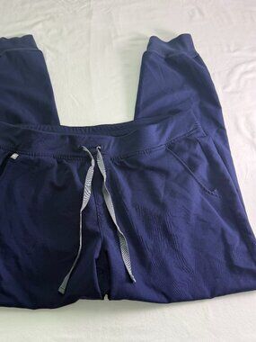 FIGS Navy Blue Jogger Scrub Pants XL Technical Collection Drawstring